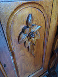 #21429 - 1860's Carved Cabinet