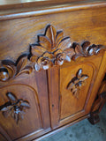 #21429 - 1860's Carved Cabinet