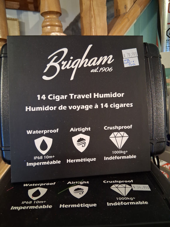 Brigham 14 Cigar Travel Humidor
