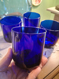 #22882 - Set of 4 Libbey Cobalt Glasses
