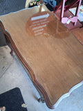#22459 - Side Table with Custom Cut Glass