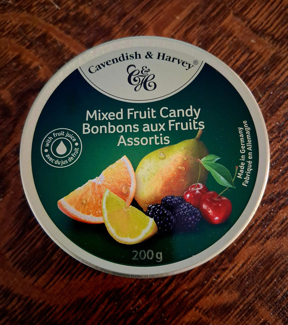 Mixed Fruit Candy Tin