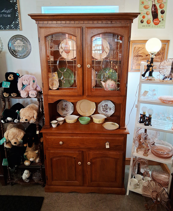 Oak Cupboard with Light
