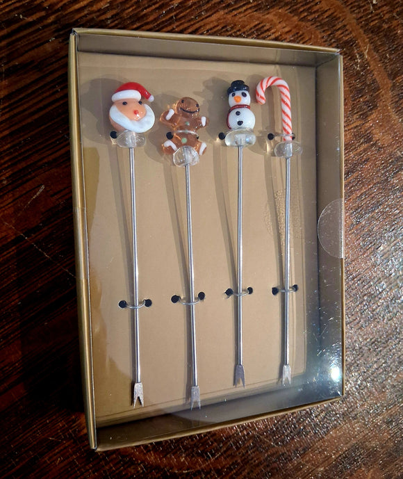 Holiday Cocktail/Pickle Picks