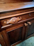 22860 - Walnut Washstand with Mustache Pulls