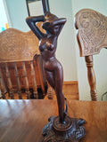 Art Nouveau-Style Figural Lamp