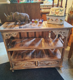 Shelf with Carved Details