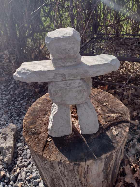#GD41 - Solid Cement Inukshuk