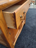 #20719 - Elm Washstand with Curved Harp