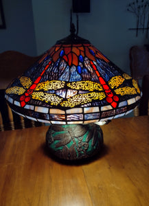 #20850 - Dragonfly Lamp with Large Base