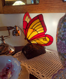 Stained Glass Butterfly Lamp