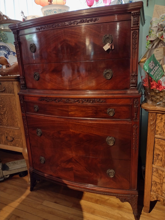 #20853 -  Mahogany Chest-on-Chest Highboy