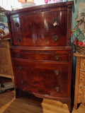 #20853 -  Mahogany Chest-on-Chest Highboy