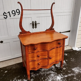 #21927 - Serpentine Washstand with Harp