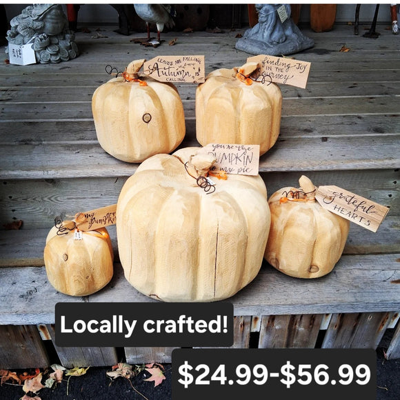 Locally Crafted Pumpkins