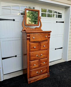 #22587 - Kaufmann Oak Chest with Mirror