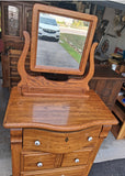 #22587 - Kaufmann Oak Chest with Mirror