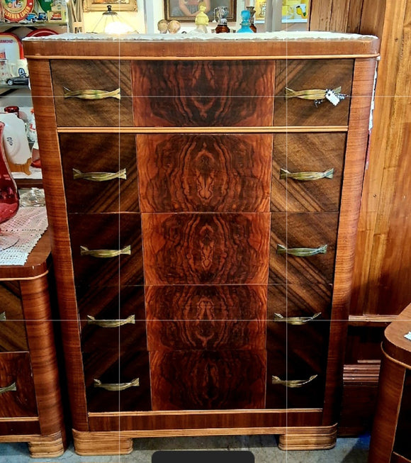 #22644 - Highboy with Bookend Veneer