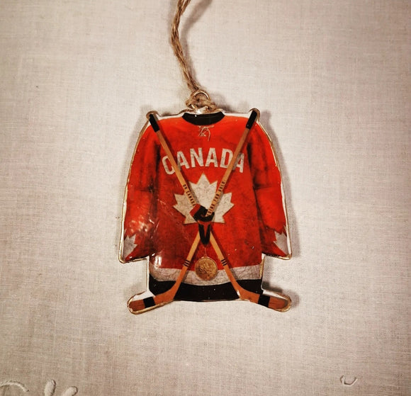 Hockey Jersey Ornament