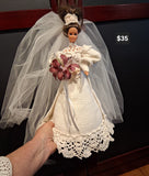 Vintage Barbies in Hand-Crafted Gowns