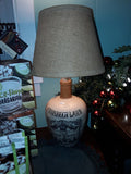 18741 - Lamp made out of Whiskey Crock