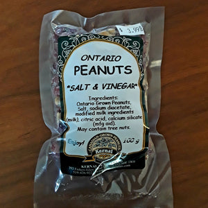 100g Salt & Vinegar Ontario Red-skinned Peanuts